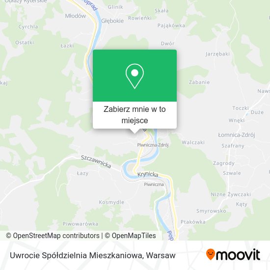 Mapa Uwrocie Spółdzielnia Mieszkaniowa