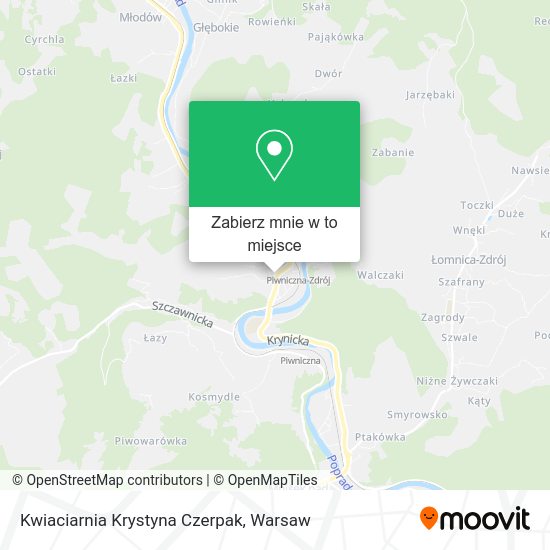 Mapa Kwiaciarnia Krystyna Czerpak