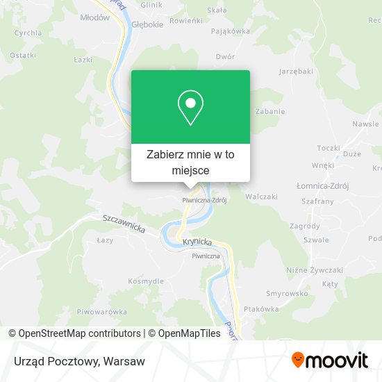 Mapa Urząd Pocztowy