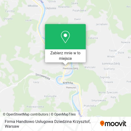 Mapa Firma Handlowo Usługowa Dziedzina Krzysztof