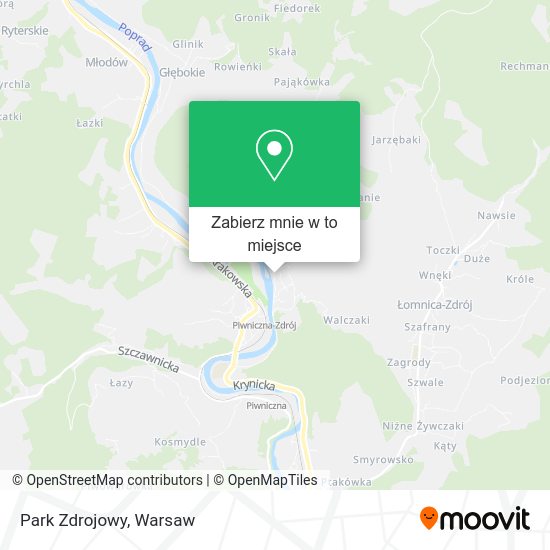 Mapa Park Zdrojowy