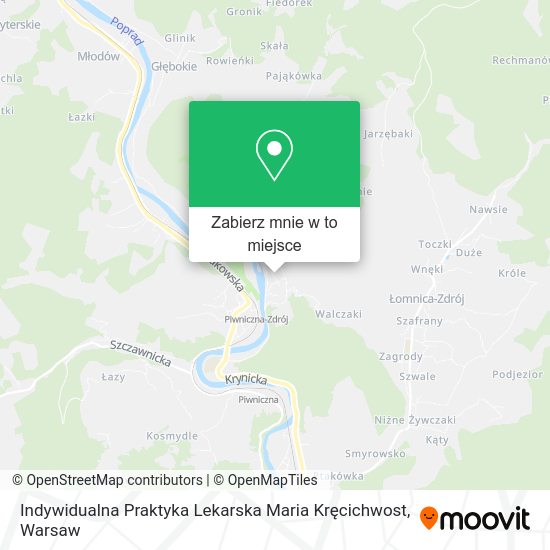 Mapa Indywidualna Praktyka Lekarska Maria Kręcichwost