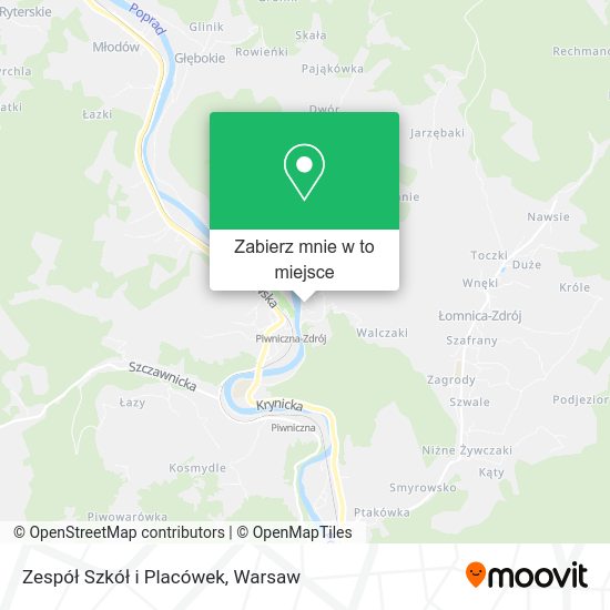 Mapa Zespół Szkół i Placówek