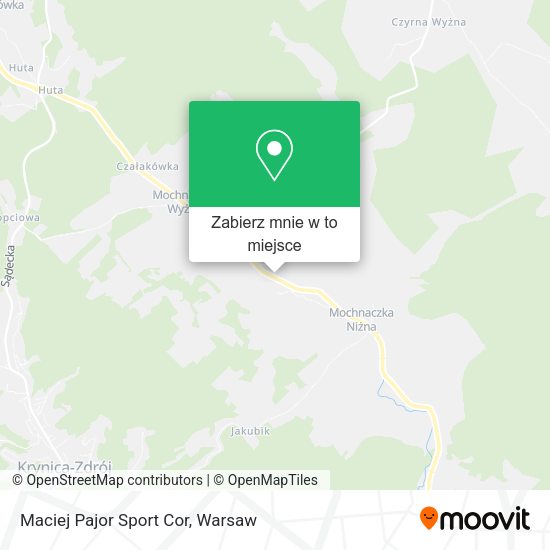 Mapa Maciej Pajor Sport Cor