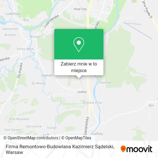 Mapa Firma Remontowo-Budowlana Kazimierz Sądelski