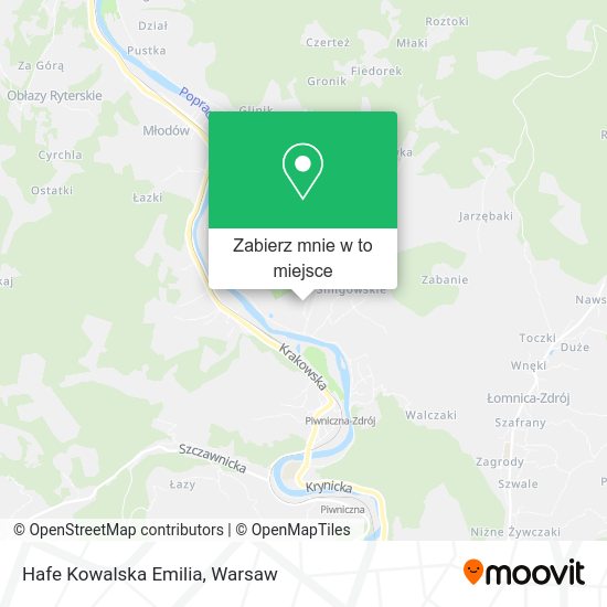 Mapa Hafe Kowalska Emilia