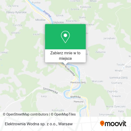 Mapa Elektrownia Wodna sp. z o.o.