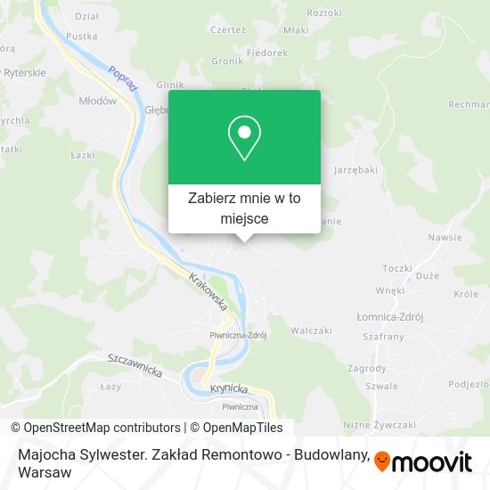 Mapa Majocha Sylwester. Zakład Remontowo - Budowlany