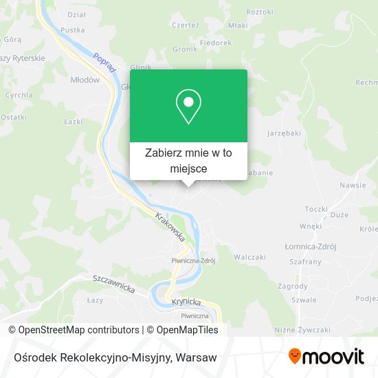 Mapa Ośrodek Rekolekcyjno-Misyjny