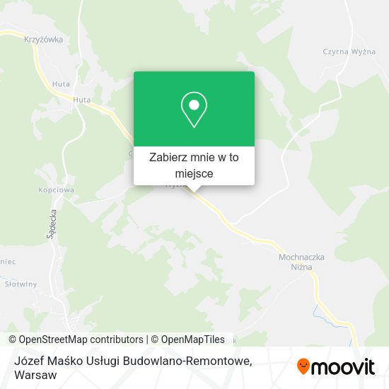 Mapa Józef Maśko Usługi Budowlano-Remontowe