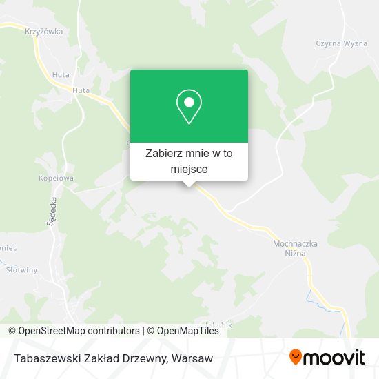 Mapa Tabaszewski Zakład Drzewny