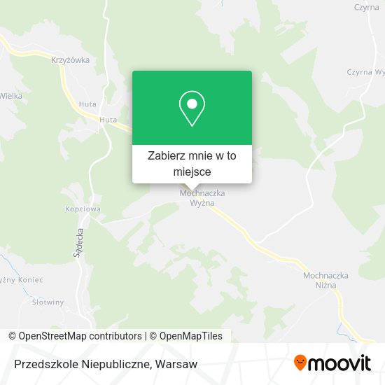 Mapa Przedszkole Niepubliczne