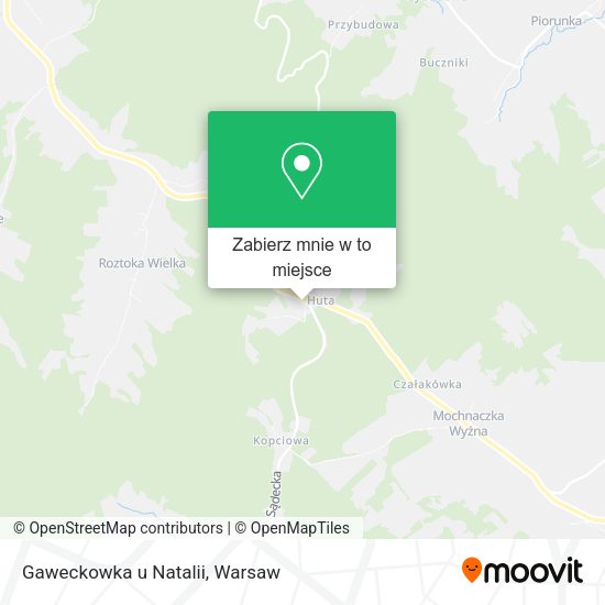 Mapa Gaweckowka u Natalii