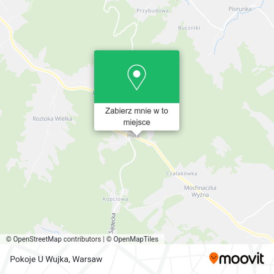 Mapa Pokoje U Wujka