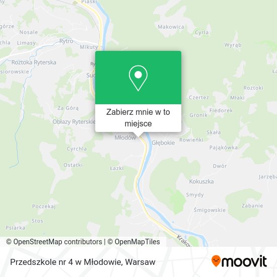 Mapa Przedszkole nr 4 w Młodowie