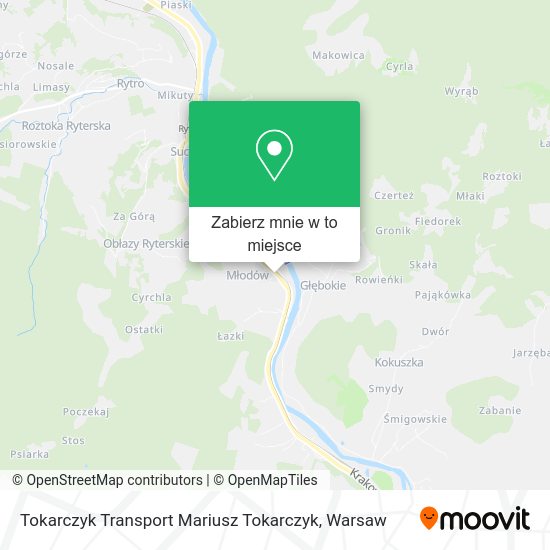 Mapa Tokarczyk Transport Mariusz Tokarczyk