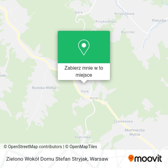 Mapa Zielono Wokół Domu Stefan Stryjak