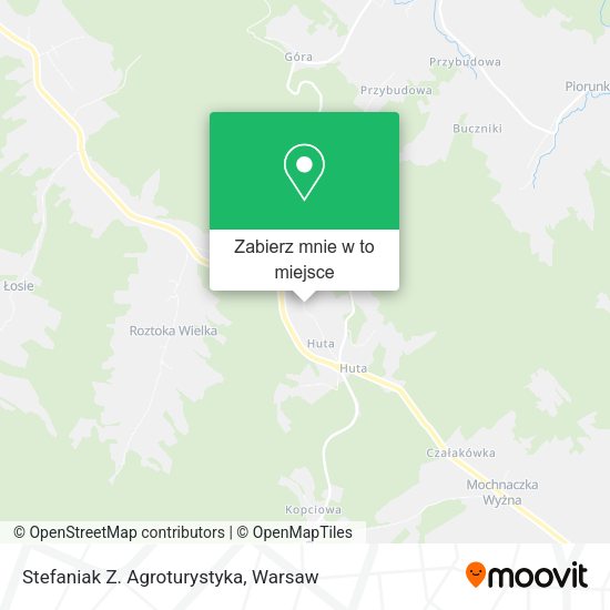 Mapa Stefaniak Z. Agroturystyka