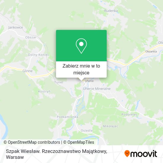 Mapa Szpak Wiesław. Rzeczoznawstwo Majątkowy