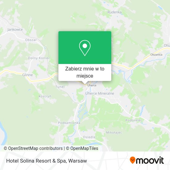 Mapa Hotel Solina Resort & Spa