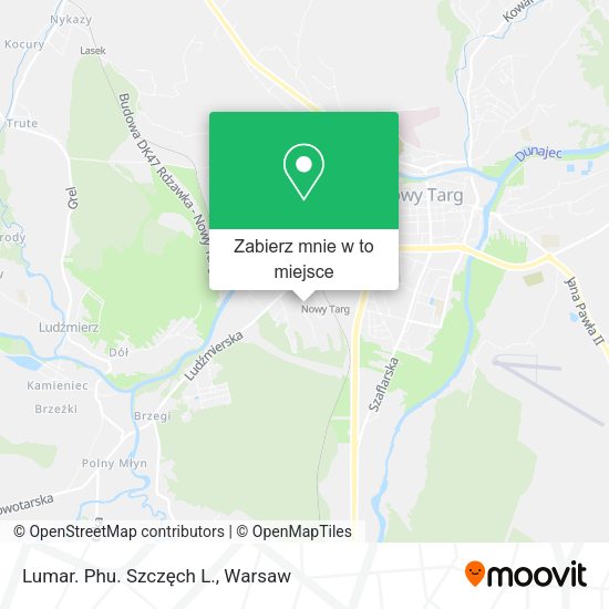 Mapa Lumar. Phu. Szczęch L.