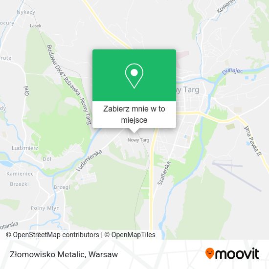 Mapa Złomowisko Metalic