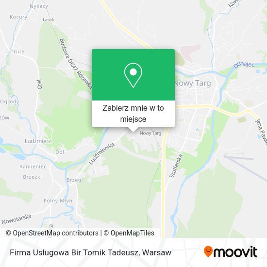 Mapa Firma Uslugowa Bir Tomik Tadeusz