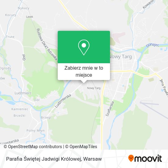 Mapa Parafia Świętej Jadwigi Królowej