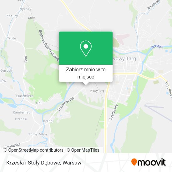 Mapa Krzesła i Stoły Dębowe