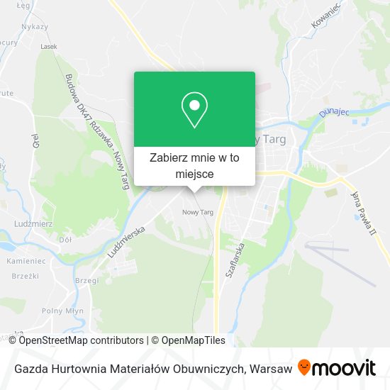 Mapa Gazda Hurtownia Materiałów Obuwniczych