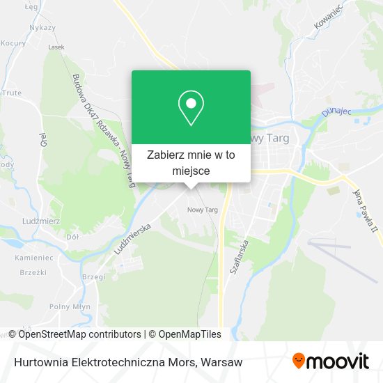 Mapa Hurtownia Elektrotechniczna Mors