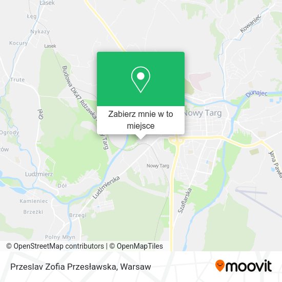 Mapa Przeslav Zofia Przesławska