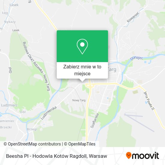 Mapa Beesha Pl - Hodowla Kotów Ragdoll