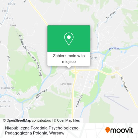 Mapa Niepubliczna Poradnia Psychologiczno-Pedagogiczna Polonia