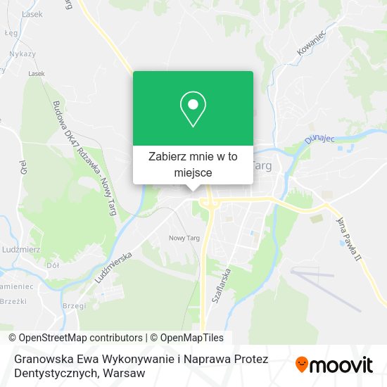 Mapa Granowska Ewa Wykonywanie i Naprawa Protez Dentystycznych