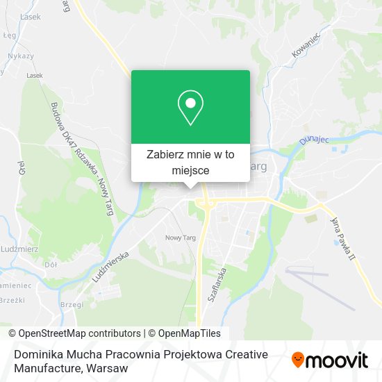 Mapa Dominika Mucha Pracownia Projektowa Creative Manufacture