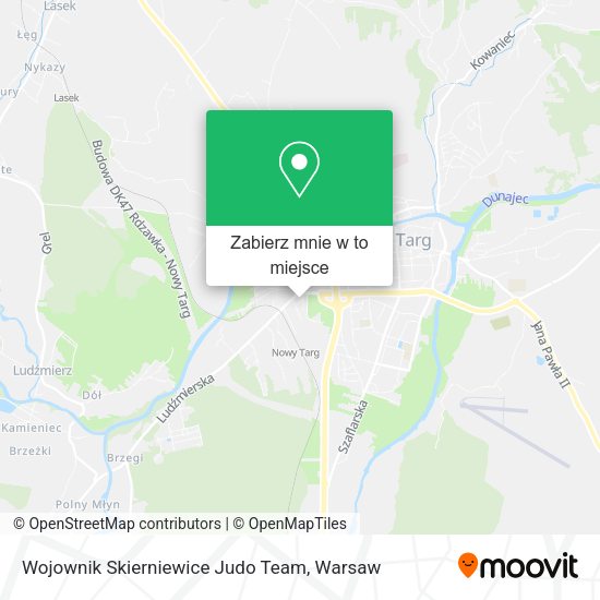 Mapa Wojownik Skierniewice Judo Team