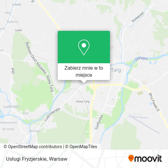 Mapa Usługi Fryzjerskie