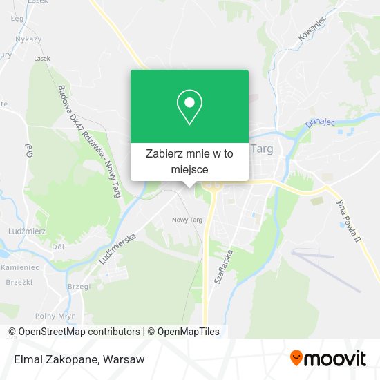 Mapa Elmal Zakopane