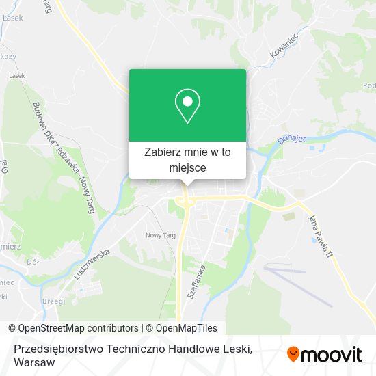 Mapa Przedsiębiorstwo Techniczno Handlowe Leski