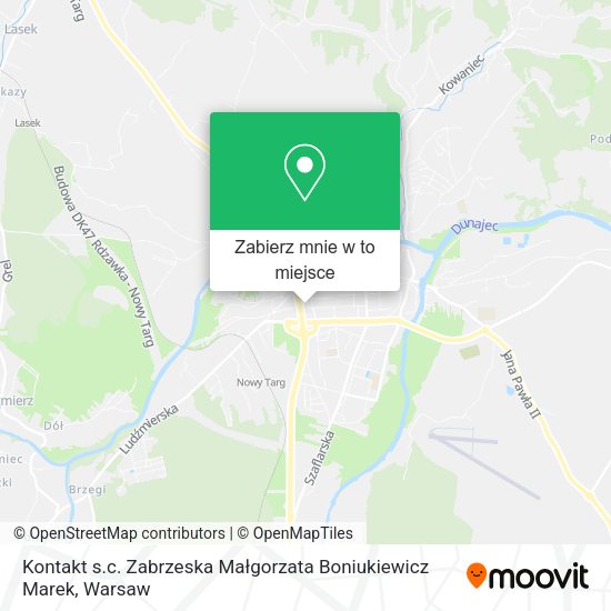 Mapa Kontakt s.c. Zabrzeska Małgorzata Boniukiewicz Marek