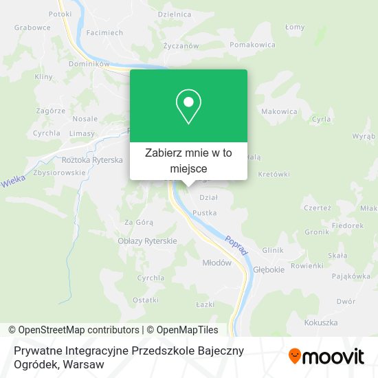 Mapa Prywatne Integracyjne Przedszkole Bajeczny Ogródek