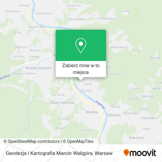 Mapa Geodezja i Kartografia Marcin Waligóra