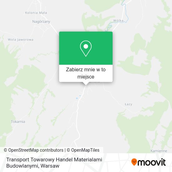 Mapa Transport Towarowy Handel Materialami Budowlanymi