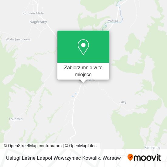 Mapa Usługi Leśne Laspol Wawrzyniec Kowalik