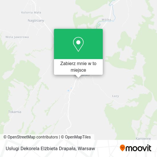 Mapa Usługi Dekorela Elżbieta Drapała