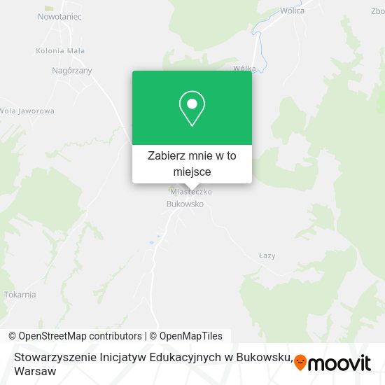 Mapa Stowarzyszenie Inicjatyw Edukacyjnych w Bukowsku