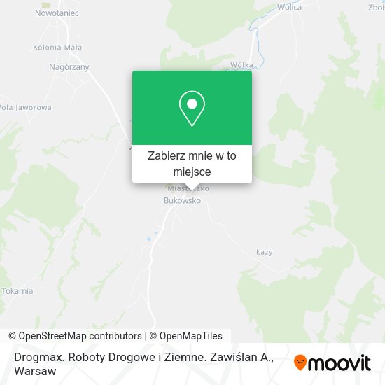 Mapa Drogmax. Roboty Drogowe i Ziemne. Zawiślan A.