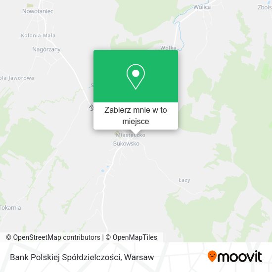 Mapa Bank Polskiej Spółdzielczości