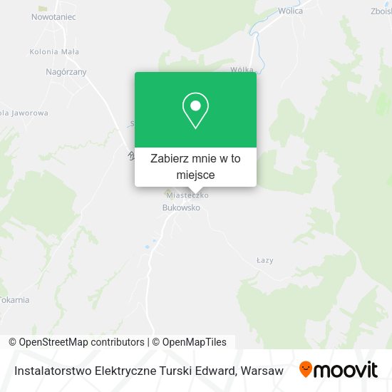 Mapa Instalatorstwo Elektryczne Turski Edward